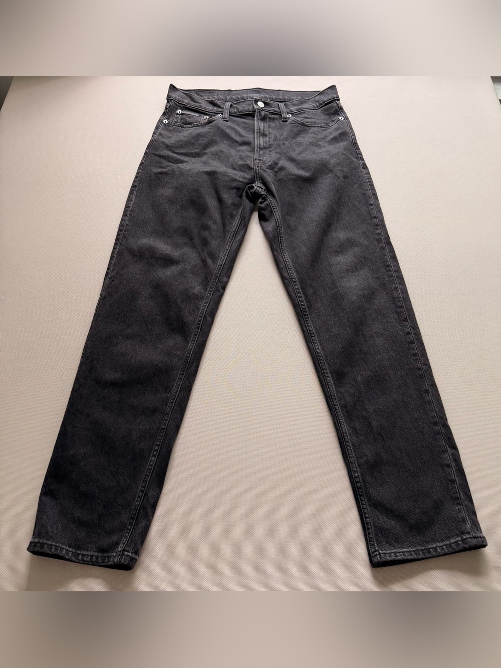 Calvin Klein Classic Taper Black Denim Jeans W30